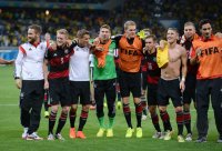 FUSSBALL WM 2014, HALBFINALE: JUBEL Deutschland