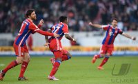 Fussball 1. Bundesliga Saison 14/15: JUBEL FC Bayern Muenchen