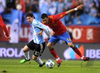 Fussball Nationalmannschaft : Spanien - Argentinien