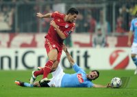 Fussball CHL  Saison 2011/2012:  FC Bayern Muenchen - SSC Neapel