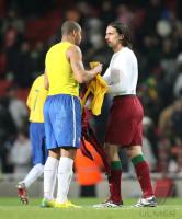 Fussball International Testspiel  Brasilien - Portugal