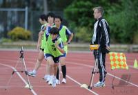 Fussball Frauen FIFA U 17  WM  2008 FIFA  Schiedsrichterin beim  Fitnesstest