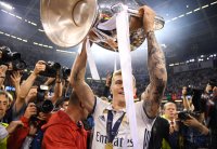 Fussball Champions League Finale 2017: JUBEL Toni Kroos (Real Madrid)