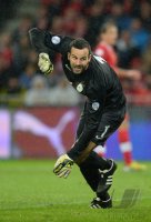 Fussball International WM Quali 2014:  Torwart Samir Handanovic (Slowenien)