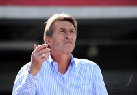 Fussball 3. Bundesliga : Trainer Klaus Augenthaler (Unterhaching)