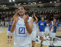 Basketball 1. Bundesliga 2011/2012:  Walter Tigers Tuebingen - Fraport Skyliners Frankfurt