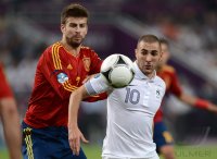 Fussball International Europameisterschaft 2012: Spanien - Frankreich