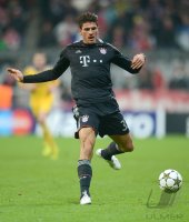 Fussball CHL&Atilde; Saison 12/13:  Mario Gomez (FC Bayern Muenchen)