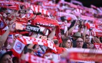 Fussball 1. Bundesliga 24/25: FC Bayern Fans verabschieden Thomas Mueller mit einer Choreo