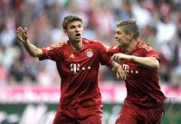 Fussball 1. Bundesliga, Saison 2011/2012:  FC Bayern Muenchen - Bayer 04 Leverkusen