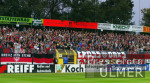 FUSSBALL  2. Bundesliga Kreuzeichestadion;  Werbung ; Zuschauer