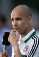 FUSSBALL 1. Bundesliga 2013/2014:  Trainer Pep Guardiola (FC Bayern Muenchen)