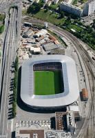 FUSSBALL EM 2008 Luftbild Stadion Genf