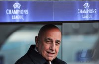 FUSSBALL INTERNATIONAL  CHL Viertelfinale 11/12:  Adriano Galliani (AC Mailand)