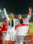 Fussball Bundesliga: Stuttgar - Dortmund, Jubel VfB