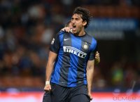 FUSSBALL SERIE A: Diego Milito (Inter Mailand)