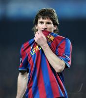 FUSSBALL  International CHL 09/10 :  Lionel Messi (Barca)