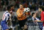 Fussball CHL Finale: Monaco - Porto, Zweikampf