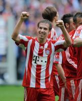 Fussball 1. Bundesliga : JUBEL  LAHM (FC Bayern Muenchen)