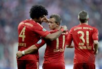 FUSSBALL DFB POKAL  Saison 2012/2013:  FC Bayern Muenchen - VfL Wolfsburg