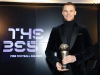 Fussball FIFA The Best Football Awards 2020: Welttorhueter Torwart Manuel Neuer (FC Bayern Muenchen)