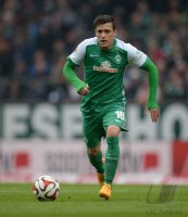 Fussball, 1. Bundesliga  Saison 2014/2015: SV Werder Bremen - Borussia Moenchengladbach