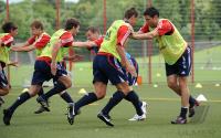 Fussball 1. Bundesliga: Training beim FC Bayern Muenchen