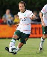 FUSSBALL 1. BUNDESLIGA: Werder, BARGFREDE Einzelaktion