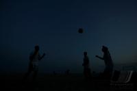  Children playing Beachsoccer on the Copa Cabana Beach/ Brazil bits for World Cup 2014