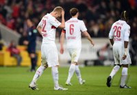 Fussball 1. Bundesliga Saison 14/15: Enttaeuschung Timo Baumgartl (VfB Stuttgart)