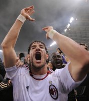 FUSSBALL SERIE A:  Meister 2011  AC Mailand;  JUBEL Pato