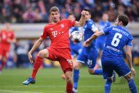 Fussball 1. Bundesliga Saison 19/20: TSG 1899 Hoffenheim - FC Bayern Muenchen