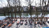 Corona Modelstadt Tuebingen: Biergarten / Gastronomie