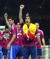 Fussball: DFB Pokal Finale: JUBEL  Raul (FC Schalke 04)