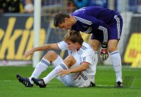 Fussball 1. Bundesliga : Holger Badstuber, Hans Joerg Butt (v.li., FC Bayern Muenchen)