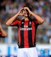 FUSSBALL SERIE A:  Zlatan Ibrahimovic (AC Mailand)