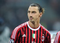 Fussball CHL  Saison 2011/2012:  Zlatan Ibrahimovic (AC Mailand)