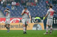 Fussball 1. Bundesliga: Hannover - Stuttgart, Stuttgart enttaeuscht