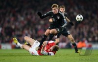 FUSSBALL INTERNATIONAL CHL ACHTELFINALE 12/13:  FC Arsenal London - FC Bayern Muenchen