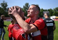 Fussball Relegation zur Regionalliga Sued  2024/2025   
TSG Balingen - Tuerk Guecue Friedberg