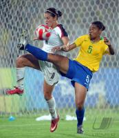 FUSSBALL  Olympia 2008  Finale Frauen  Brasilien - USA
