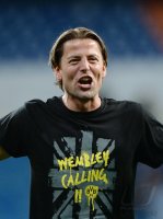 FUSSBALL INTERNATIONAL CHL HALBFINALE 12/13: SCHLUSSJUBEL Borussia Dortmund Torwart Roman Weidenfeller