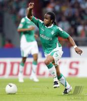 Fussball Champions League: Bremen, ALBERTO Einzelaktion