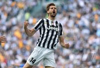 FUSSBALL SERIE A 13/14: JUBEL Fernando Llorente (Juventus Turin)