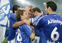 Fussball 1. Bundesliga: Schalke - Duisburg, Jubel