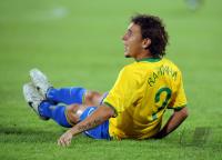 FUSSBALL  Olympia 2008  Halbfinale Maenner Argentinien - Brasilien