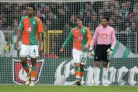 Fussball 1. Bundesliga: Bremen - Kaiserslautern, Bremen enttaeuscht