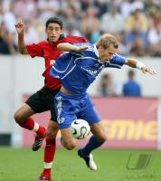 Fussball Ligapokal: Schalke - Leverkusen