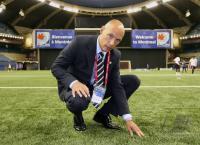 Fussball International  U 20 WM Sadionbesichtigung vor Eroeffnungsspiel