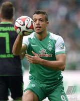 Fussball, 1. Bundesliga  Saison 2014/2015: SV Werder Bremen - Borussia Moenchengladbach